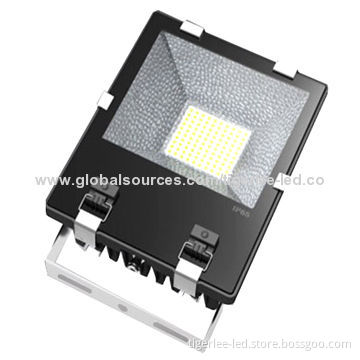 LED floodlighting, CE, RoHS-approved, AC 85-265V, IP65, CRI>80, 10W-200W